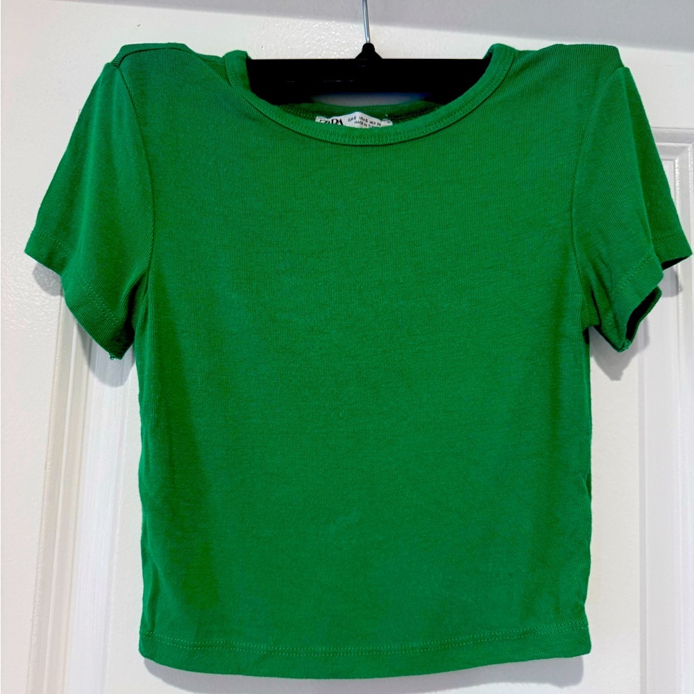 Zara green short sleeve tee - Size Small
